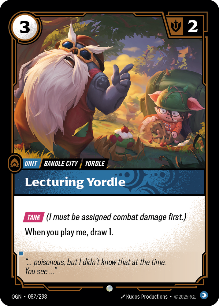 Lecturing Yordle (Origins - 087-298)