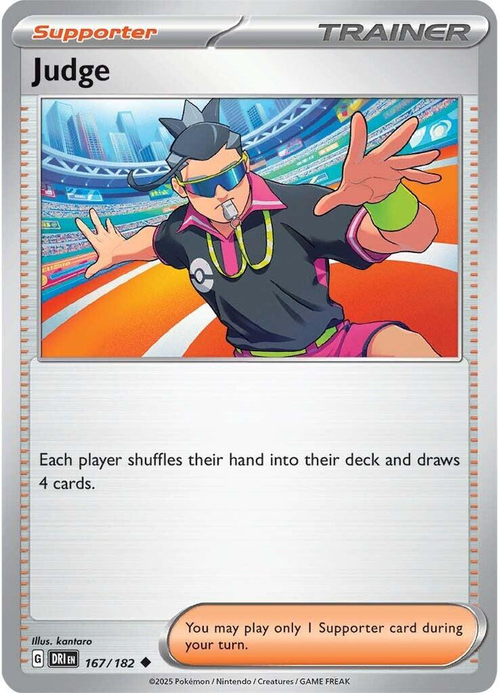 Judge (167/182) [Scarlet & Violet: Destined Rivals]