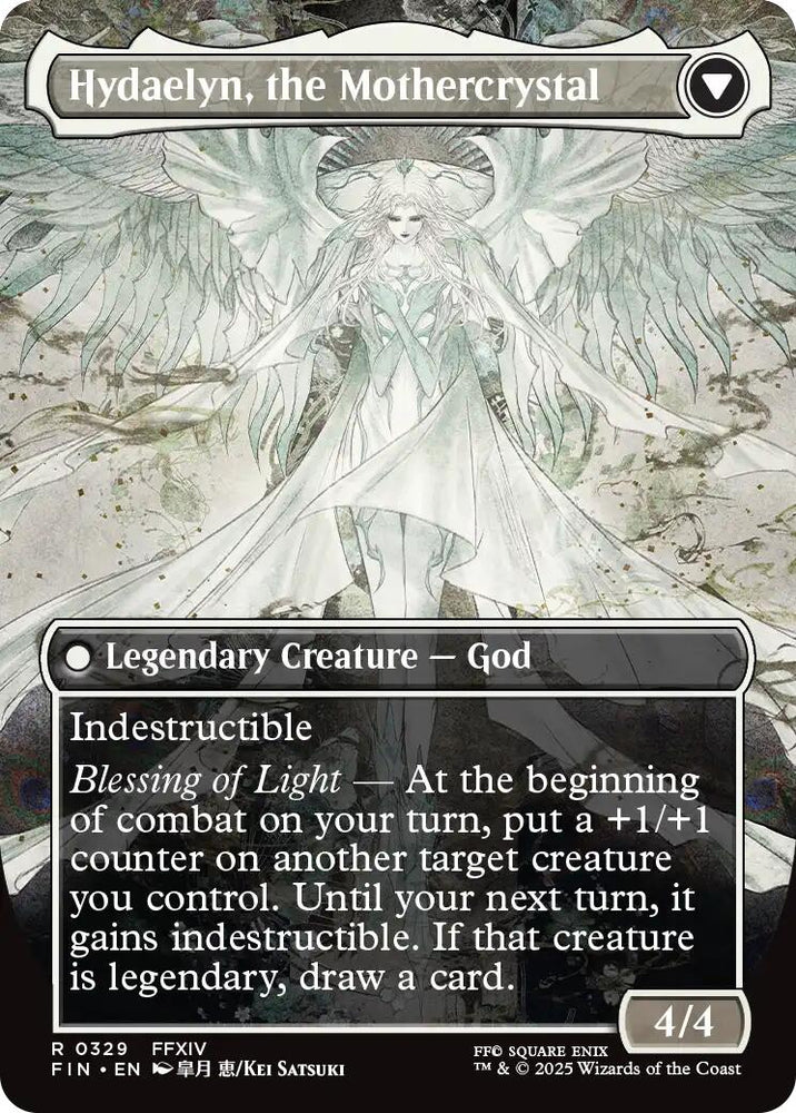 Venat, Heart of Hydaelyn // Hydaelyn, the Mothercrystal (Borderless) [FINAL FANTASY]