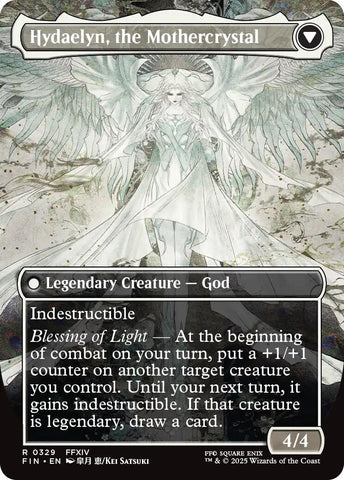 Venat, Heart of Hydaelyn // Hydaelyn, the Mothercrystal (Borderless) [FINAL FANTASY]