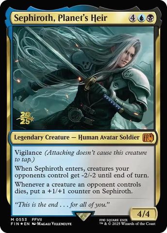 Sephiroth, Planet's Heir [FINAL FANTASY Prerelease Promo]