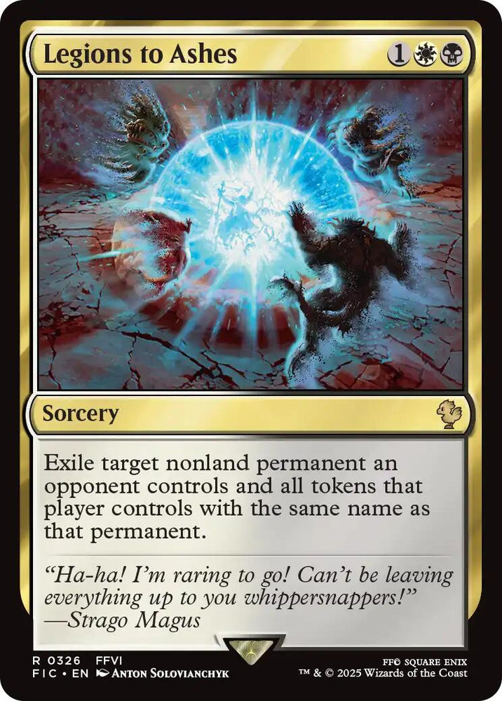 Legions to Ashes (Surge Foil) [FINAL FANTASY Commander]