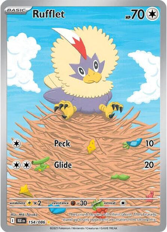 Rufflet (154/086) [Scarlet & Violet: Black Bolt]