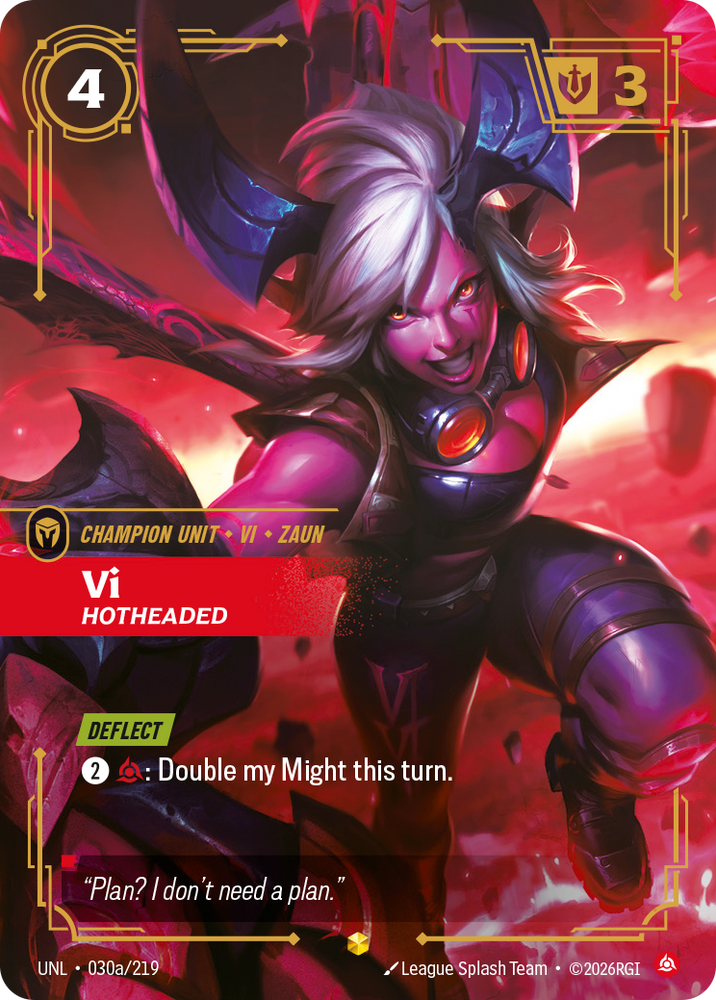 Vi, Hotheaded (Unleashed - 030a-219)