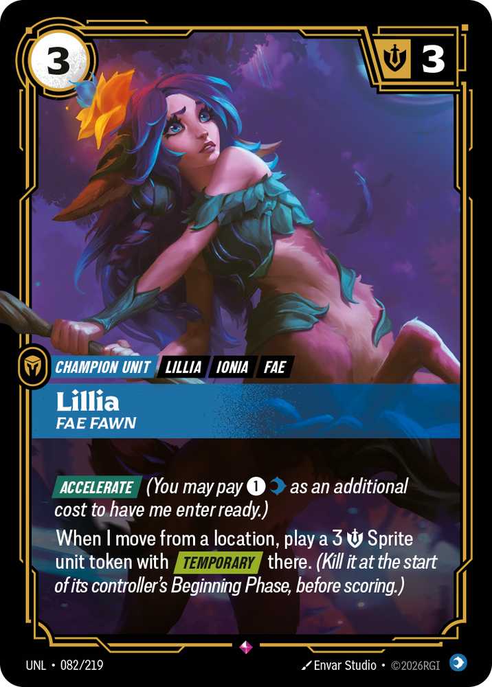 Lillia, Fae Fawn (Unleashed - 082-219)