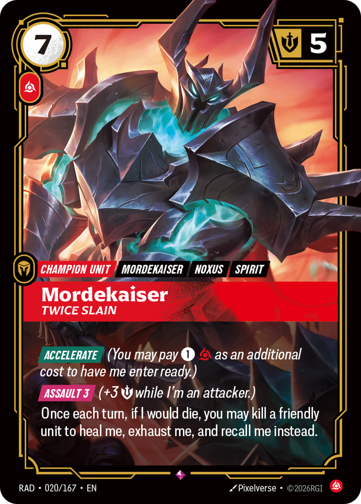 Mordekaiser, Twice Slain (Radiance - 020-167)