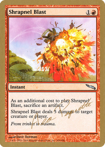 Shrapnel Blast (Aeo Paquette) [World Championship Decks 2004]