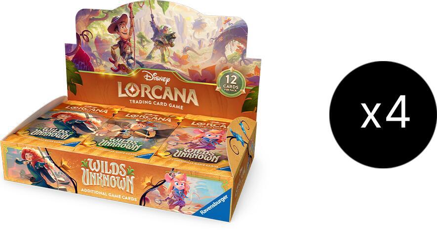 Lorcana - Wilds Unknown - Booster Box Case (x4)