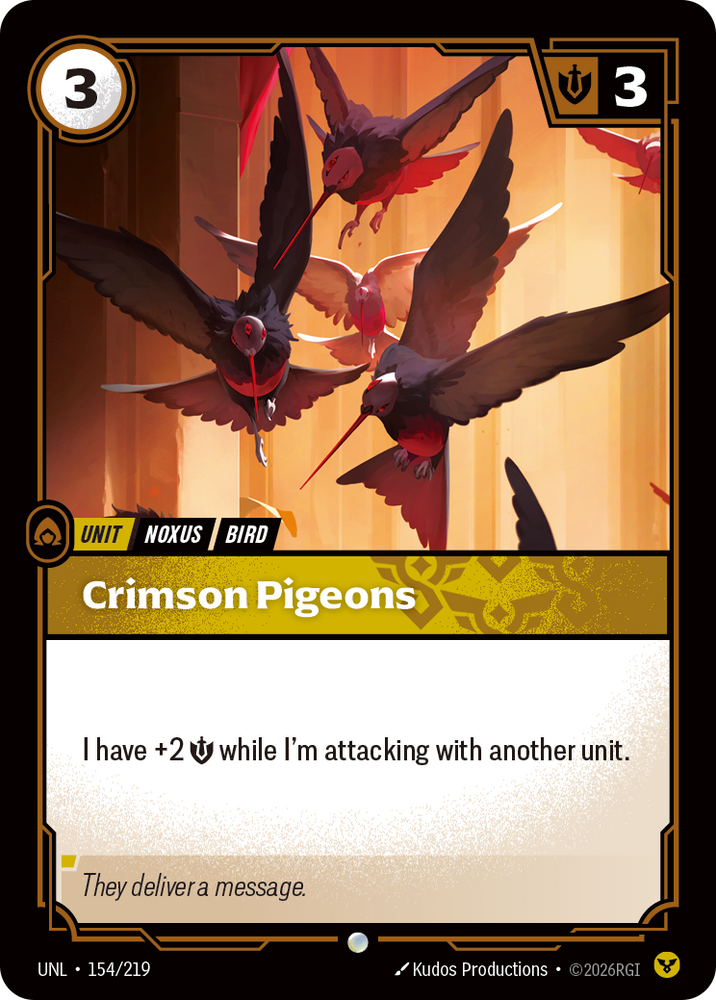Crimson Pigeons (Unleashed - 154-219)