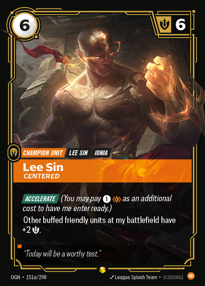 Lee Sin, Centered (Origins - 151a-298)