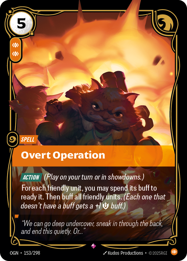 Overt Operation (Origins - 153-298)