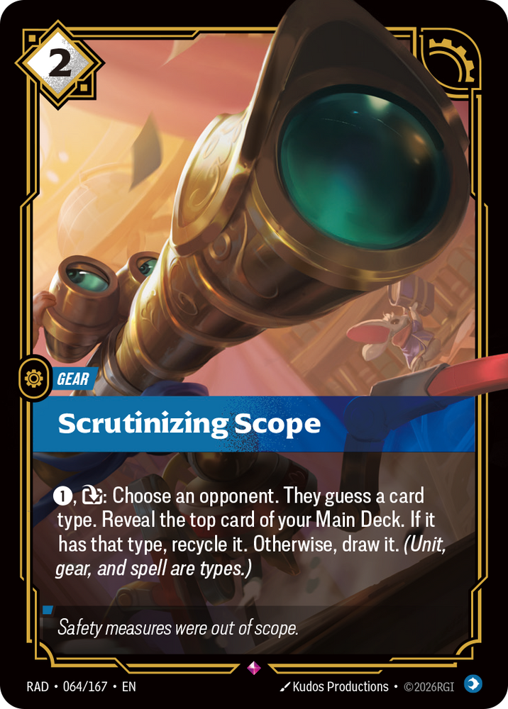 Scrutinizing Scope (Radiance - 064-167)