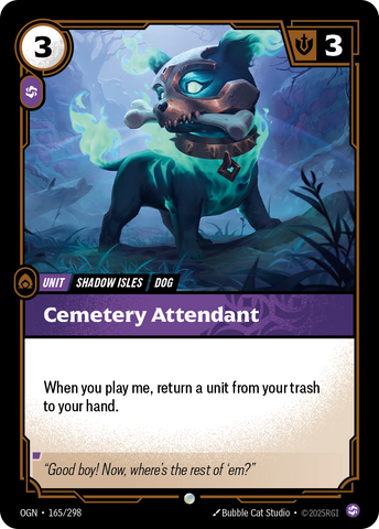 Cemetery Attendant (Origins - 165-298)