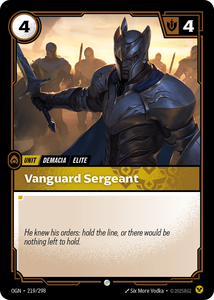 Vanguard Sergeant (Origins - 219-298)
