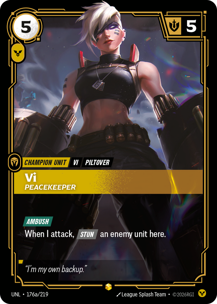 Vi, Peacekeeper (Unleashed - 176a-219)