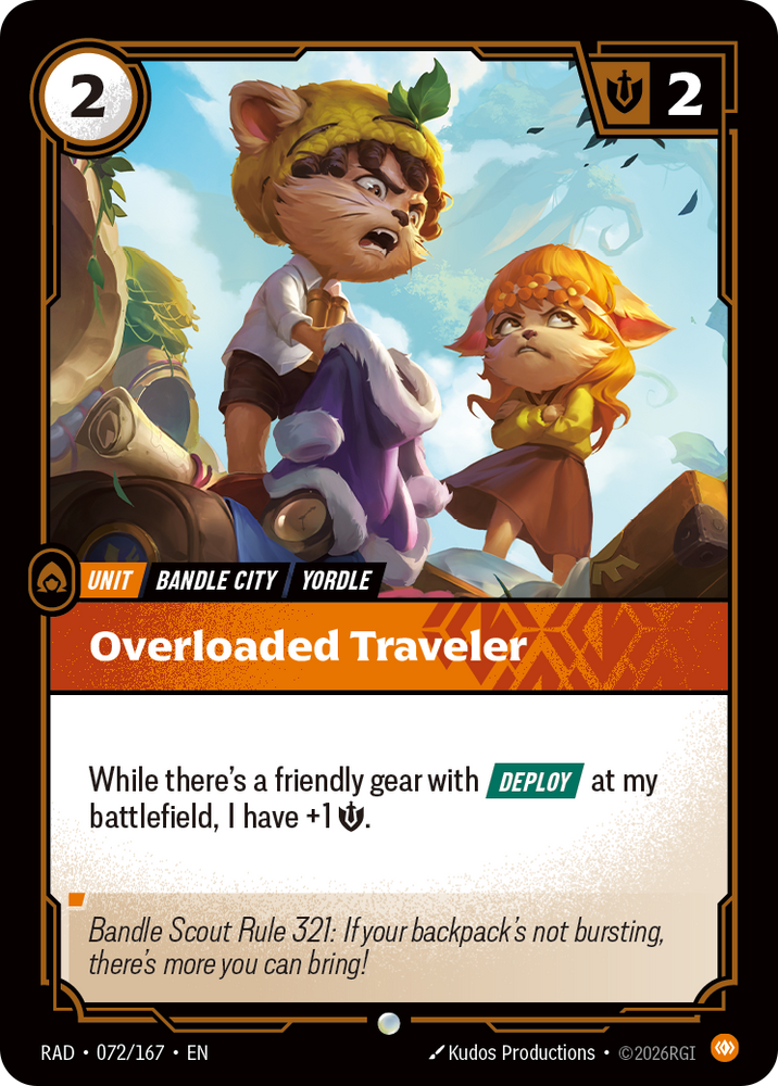 Overloaded Traveler (Radiance - 072-167)