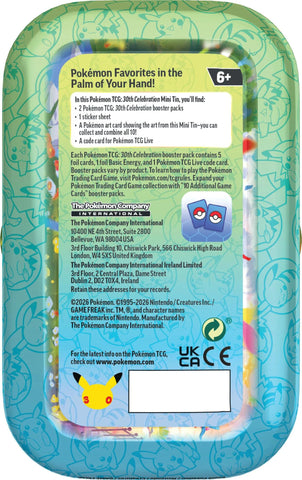 30th Celebration Mini Tin [Espeon]