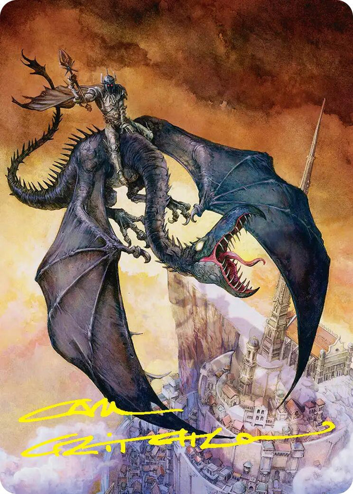 Witch-king, Bringer of Ruin Art Card (Gold-Stamped Signature) [The Hobbit Art Series]