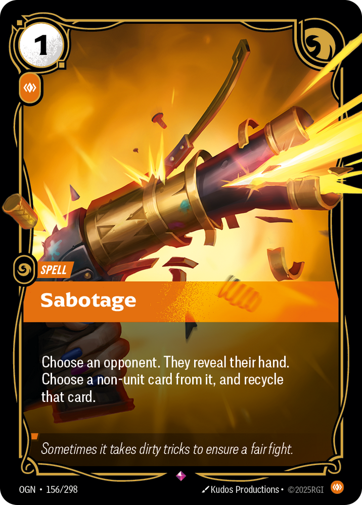 Sabotage (Origins - 156-298)