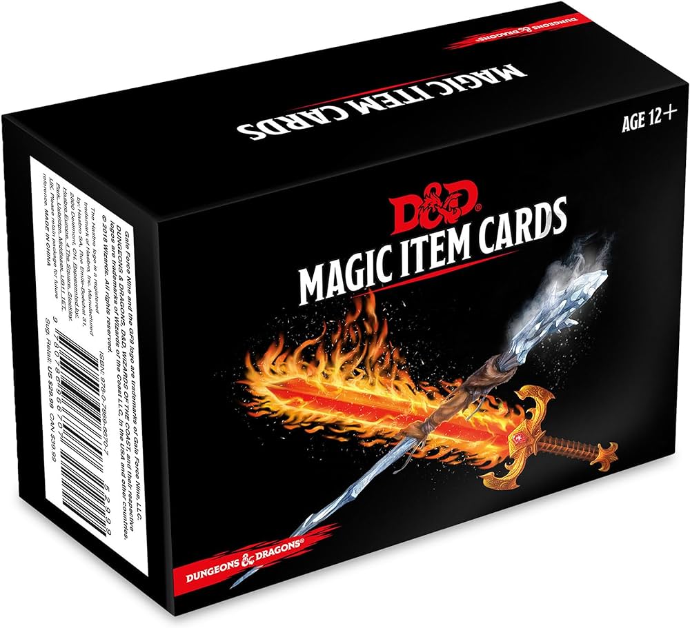 D&D - Magic Item Cards