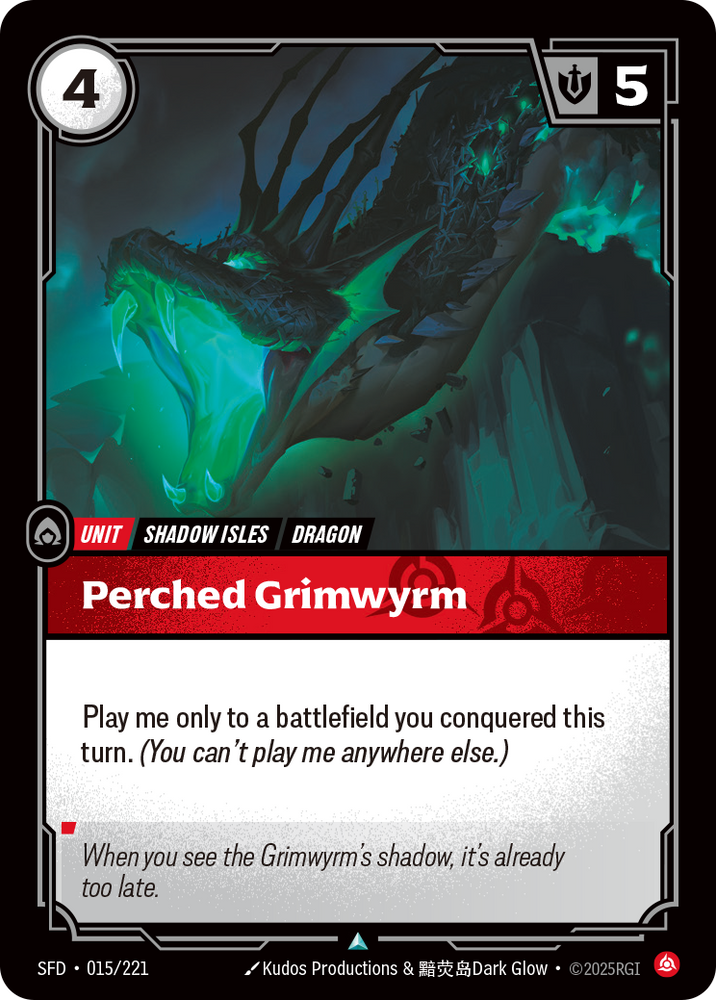 Perched Grimwyrm (Spiritforged - 015-221)