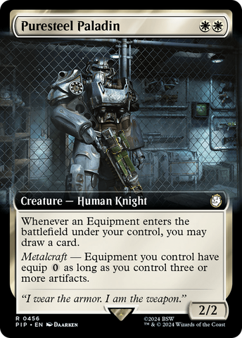 Puresteel Paladin (Extended Art) [Fallout]