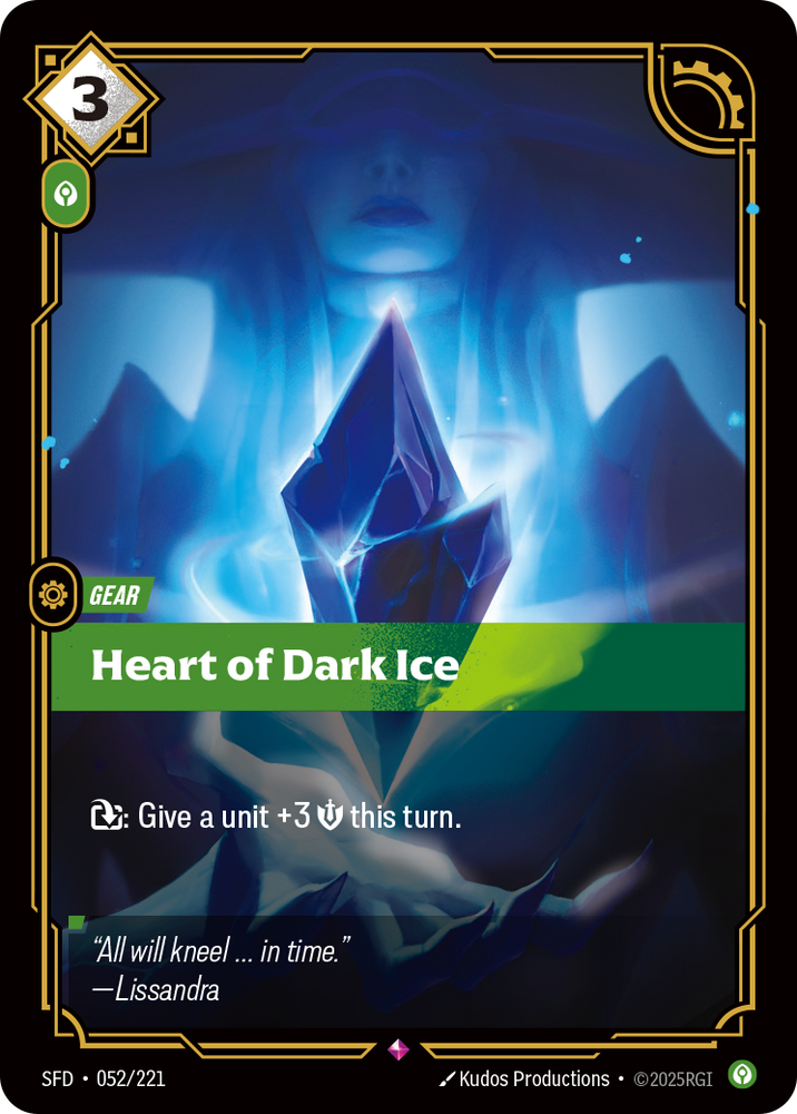 Heart of Dark Ice (Spiritforged - 052-221)