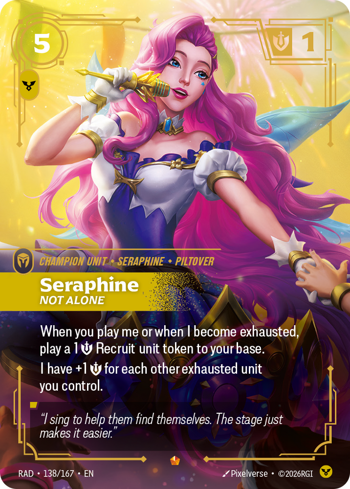 Seraphine, Not Alone (Radiance - 138-167)
