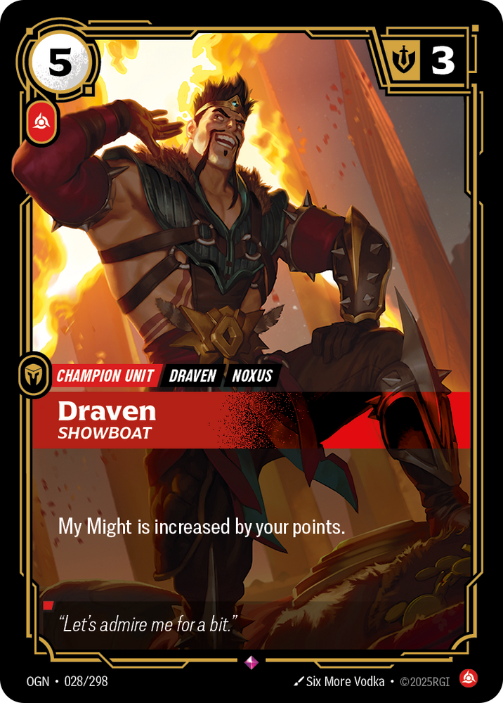 Draven, Showboat (Origins - 028-298)