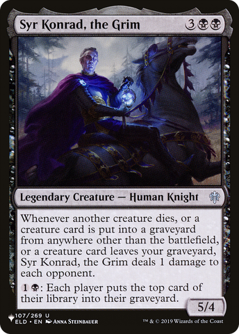 Syr Konrad, the Grim [The List]