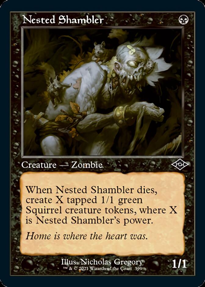 Nested Shambler (Retro Foil Etched) [Modern Horizons 2]