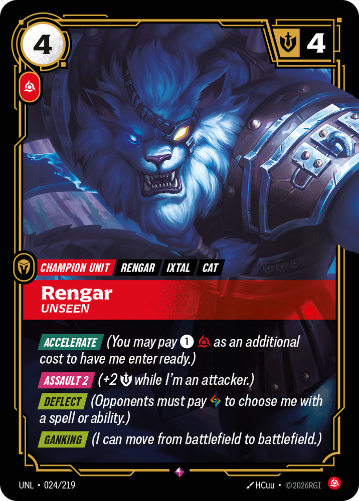 Rengar, Unseen (Unleashed - 024-219)