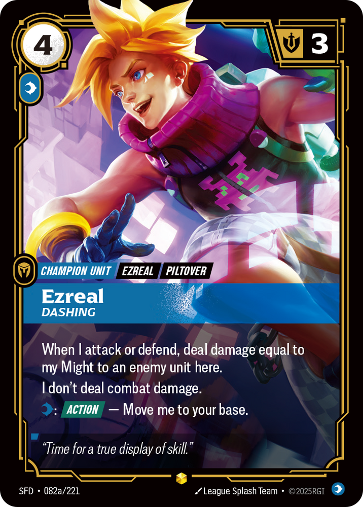 Ezreal, Dashing (Spiritforged - 082a-221)