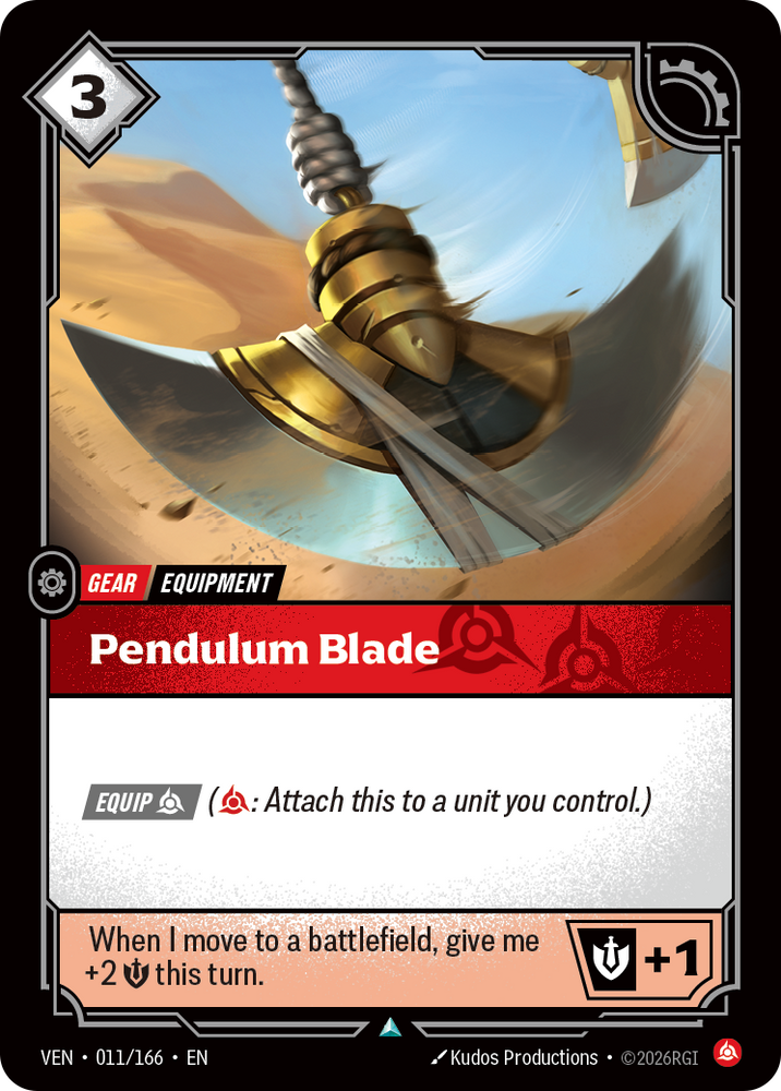 Pendulum Blade (Vendetta - 011-166)