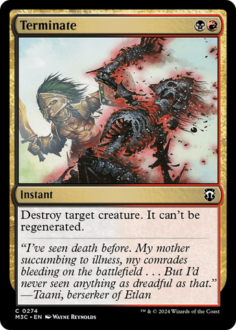 Terminate (Ripple Foil) [Modern Horizons 3 Commander]