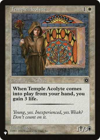 Temple Acolyte [The List]