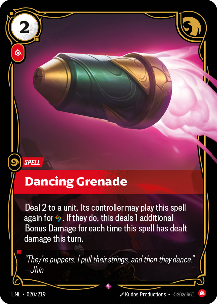 Dancing Grenade (Unleashed - 020-219)