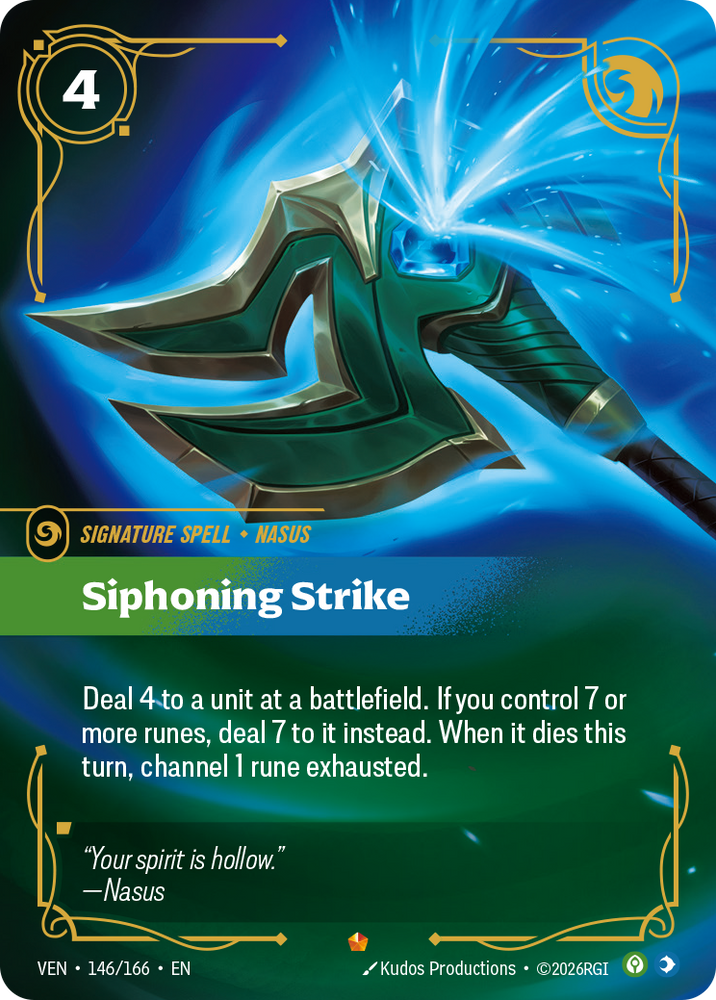 Siphoning Strike (Vendetta - 146-166)