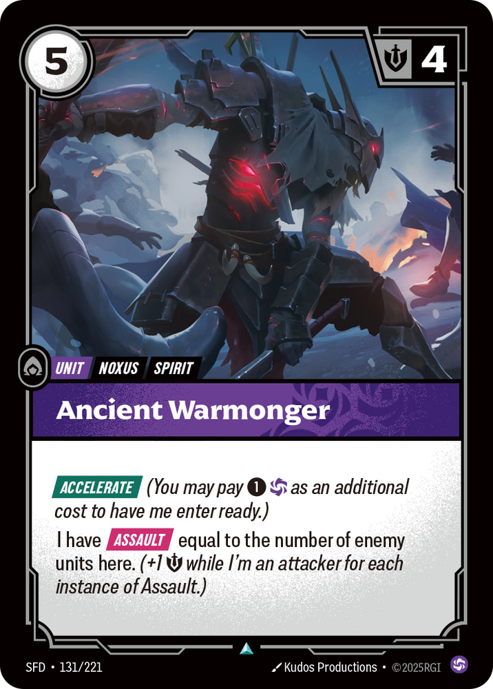 Ancient Warmonger (Spiritforged - 131-221)