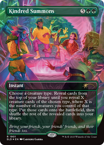 Kindred Summons (Double Rainbow Foil) [Secret Lair Drop Series]