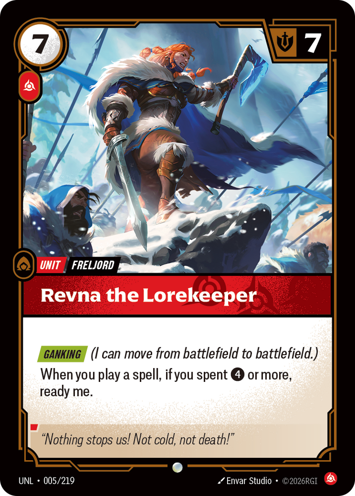 Revna the Lorekeeper (Unleashed - 005-219)