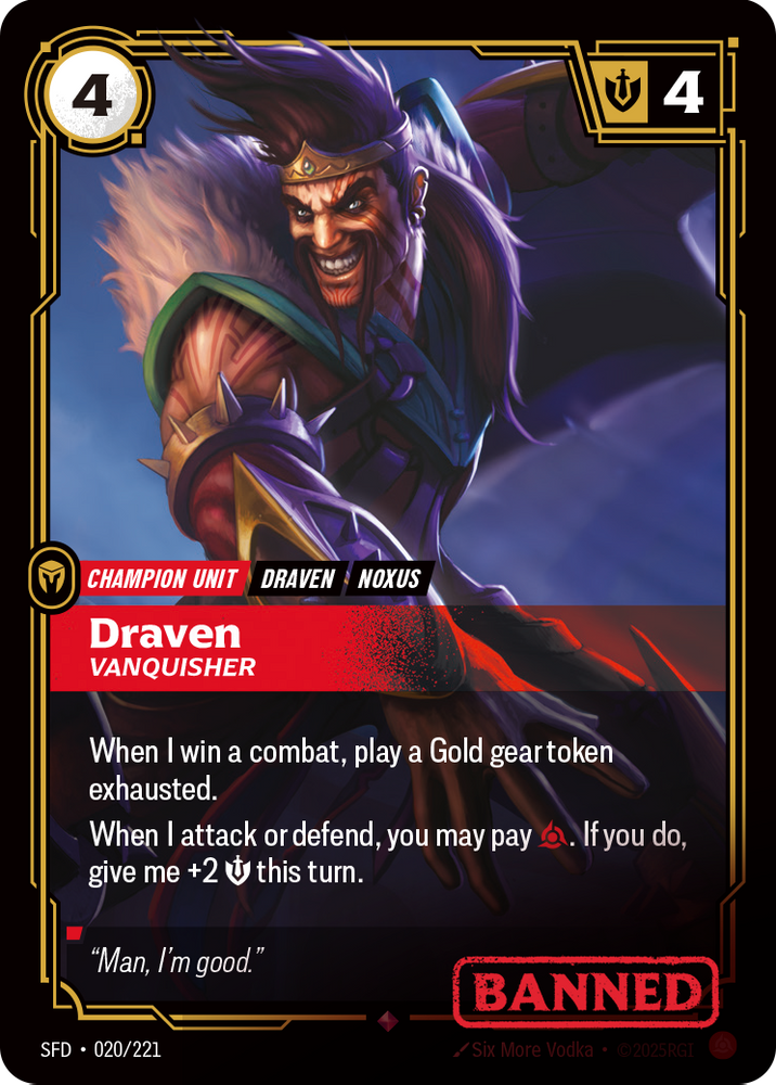 Draven, Vanquisher (Spiritforged - 020-221)