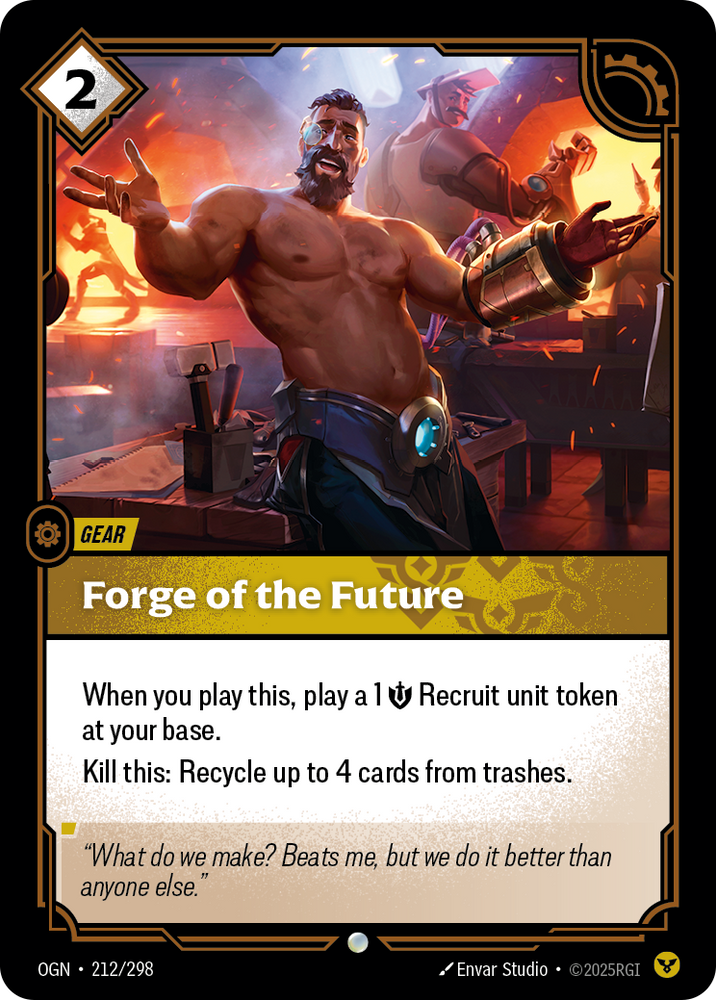 Forge of the Future (Origins - 212-298)