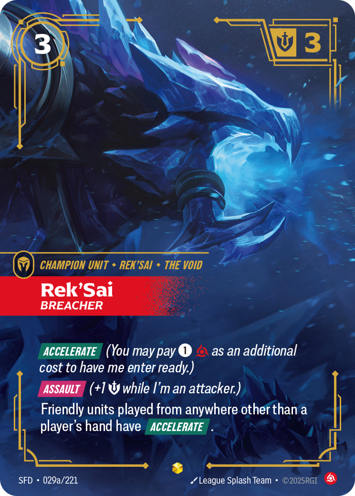 Rek'Sai, Breacher (Spiritforged - 029a-221)