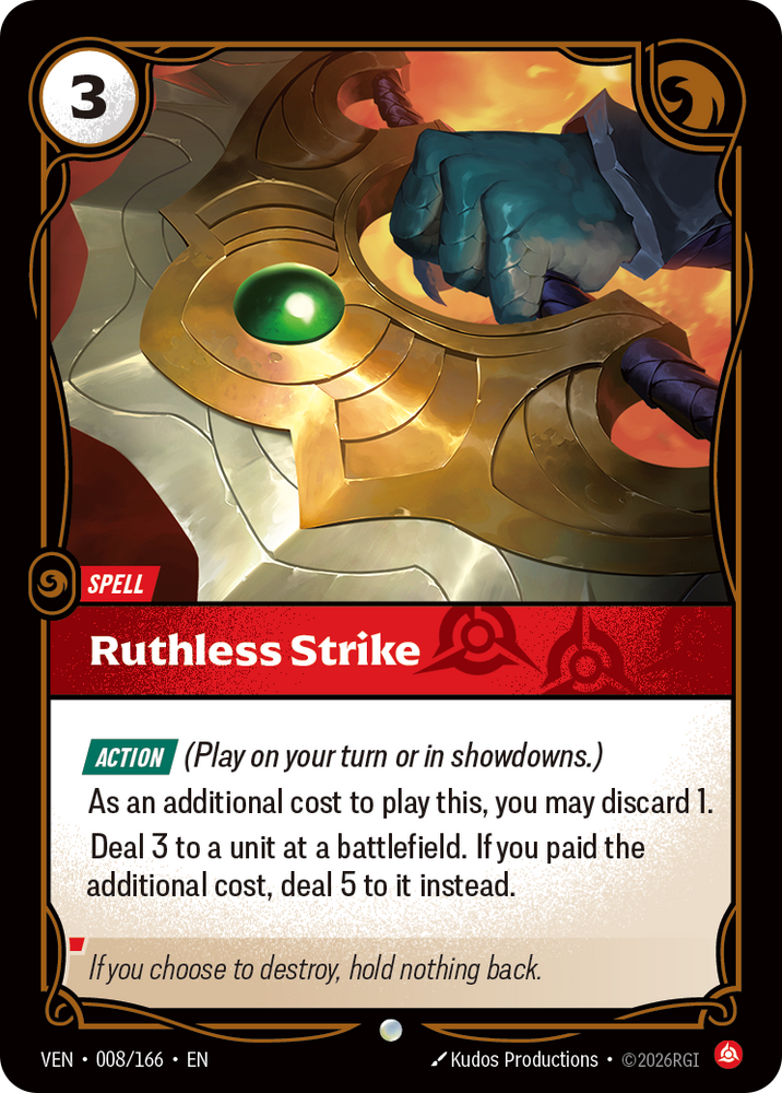 Ruthless Strike (Vendetta - 008-166)