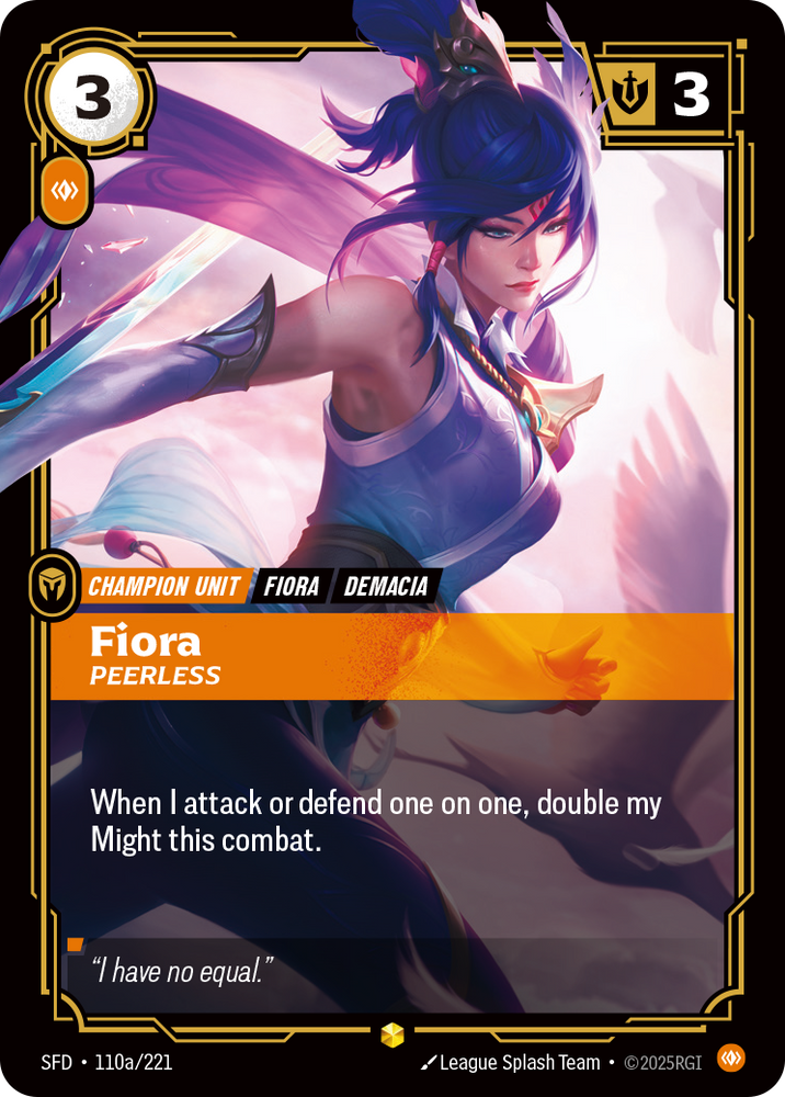 Fiora, Peerless (Spiritforged - 110a-221)