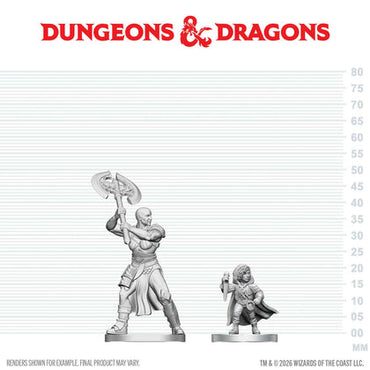 Nolzur's Marvelous Miniatures - Goliath Barbarian & Halfling Rogue