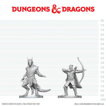 Nolzur's Marvelous Miniatures - Elf Ranger & Dragonborn Monk
