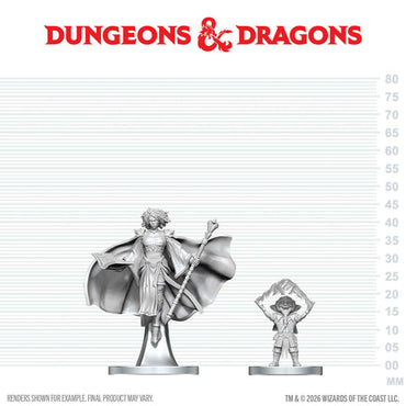 Nolzur's Marvelous Miniatures - Gnome Warlock & Aasimar Wizard