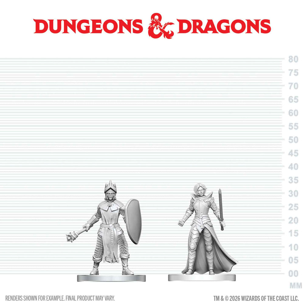 Nolzur's Marvelous Miniatures - Black Gauntlet & Zhentilar Paladin of Bane